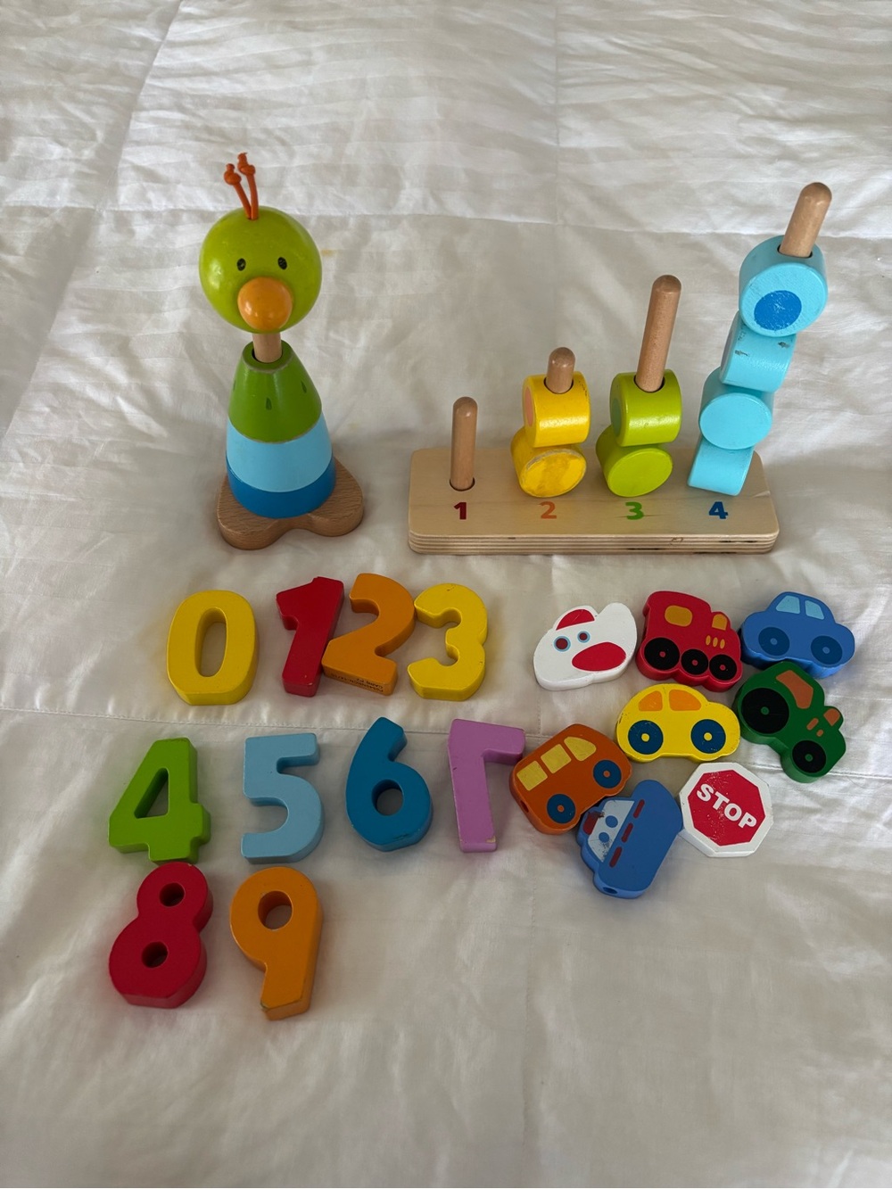 Baby toddler wood learning toys stacking blocks
Hape
